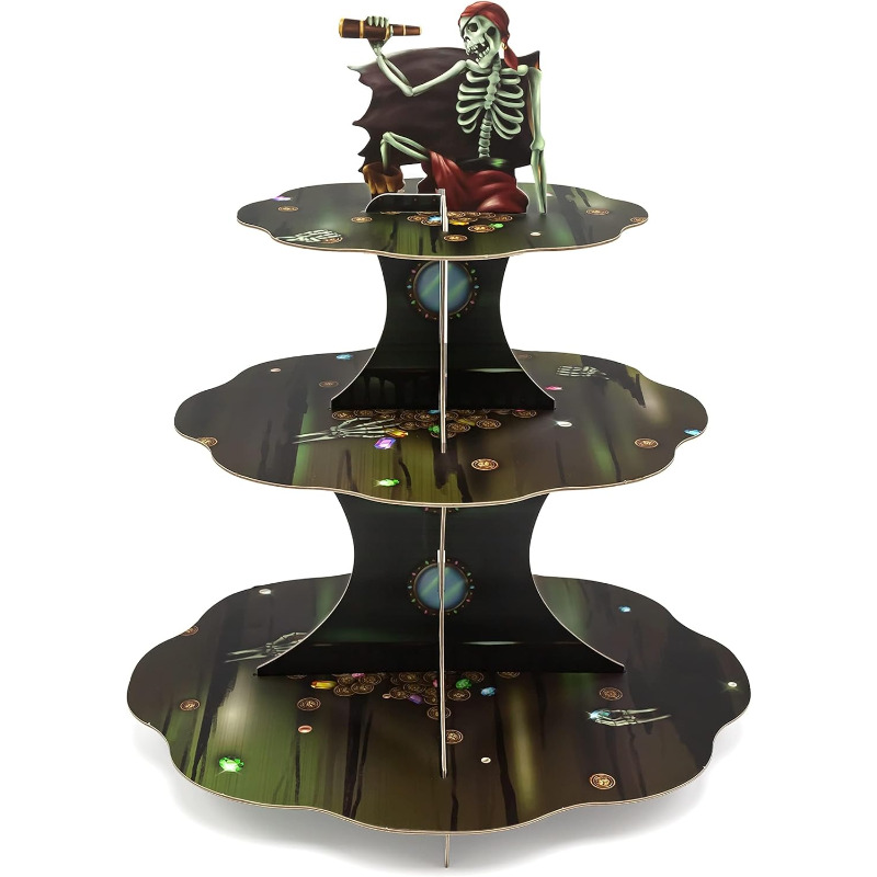 Cupcake Stand Tier - Soporte para cupcakes de pirata con