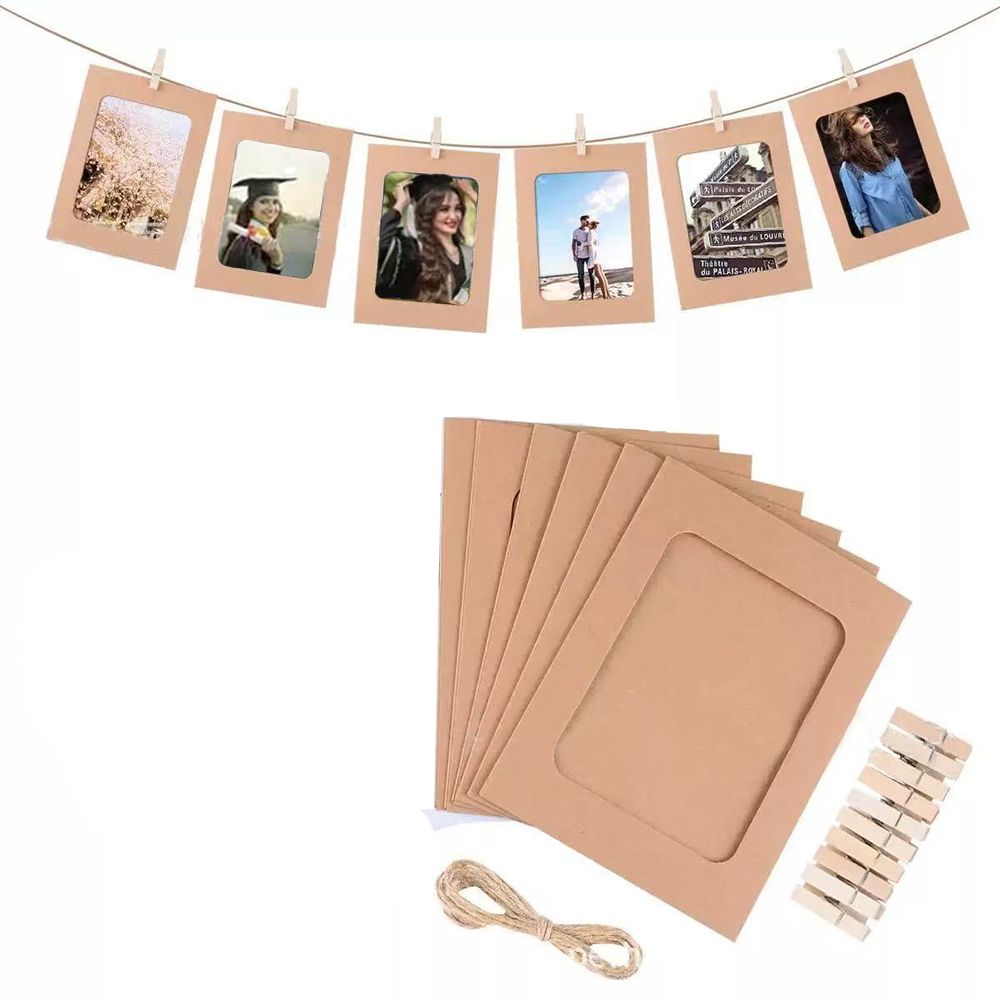 Photo Booth Frame - Runtowo 10 Uds marco de papel