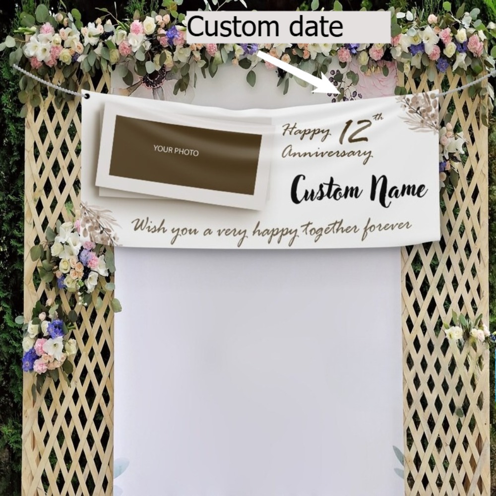 Event & Party Supply Photos - Decoraciones de aniversario personalizadas, pancarta personalizada