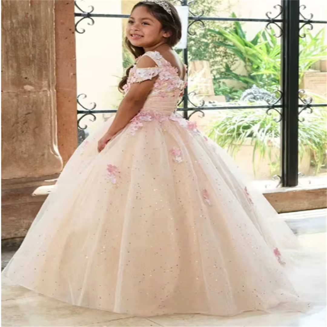 Vestidos de Niña de las Flores - Birthday Sash Glitter reseña y precio