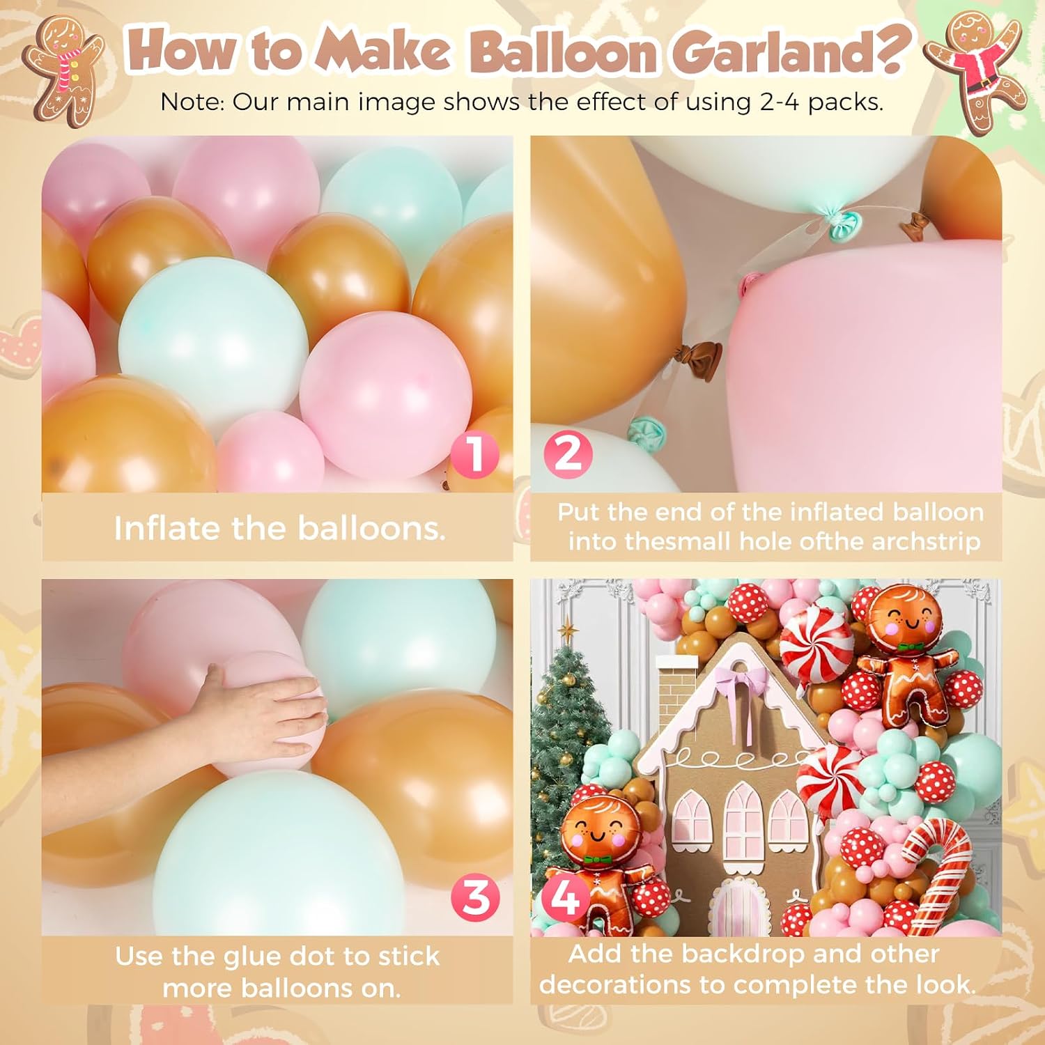 Kit de Guirnalda de Arco de Gl - Balloon Arch Kit reseña y precio