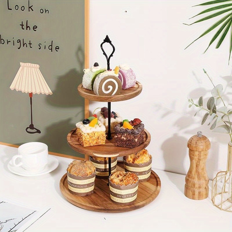 Soporte para pasteles de 3 niv - Cupcake Stand Tier reseña y precio