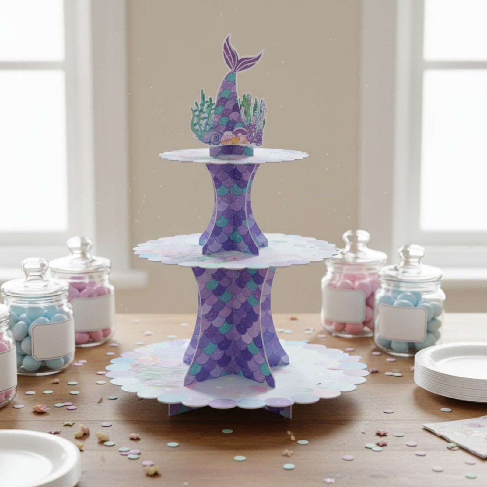 Soporte de Cartón de 3 Niveles - Cupcake Stand Tier reseña y precio
