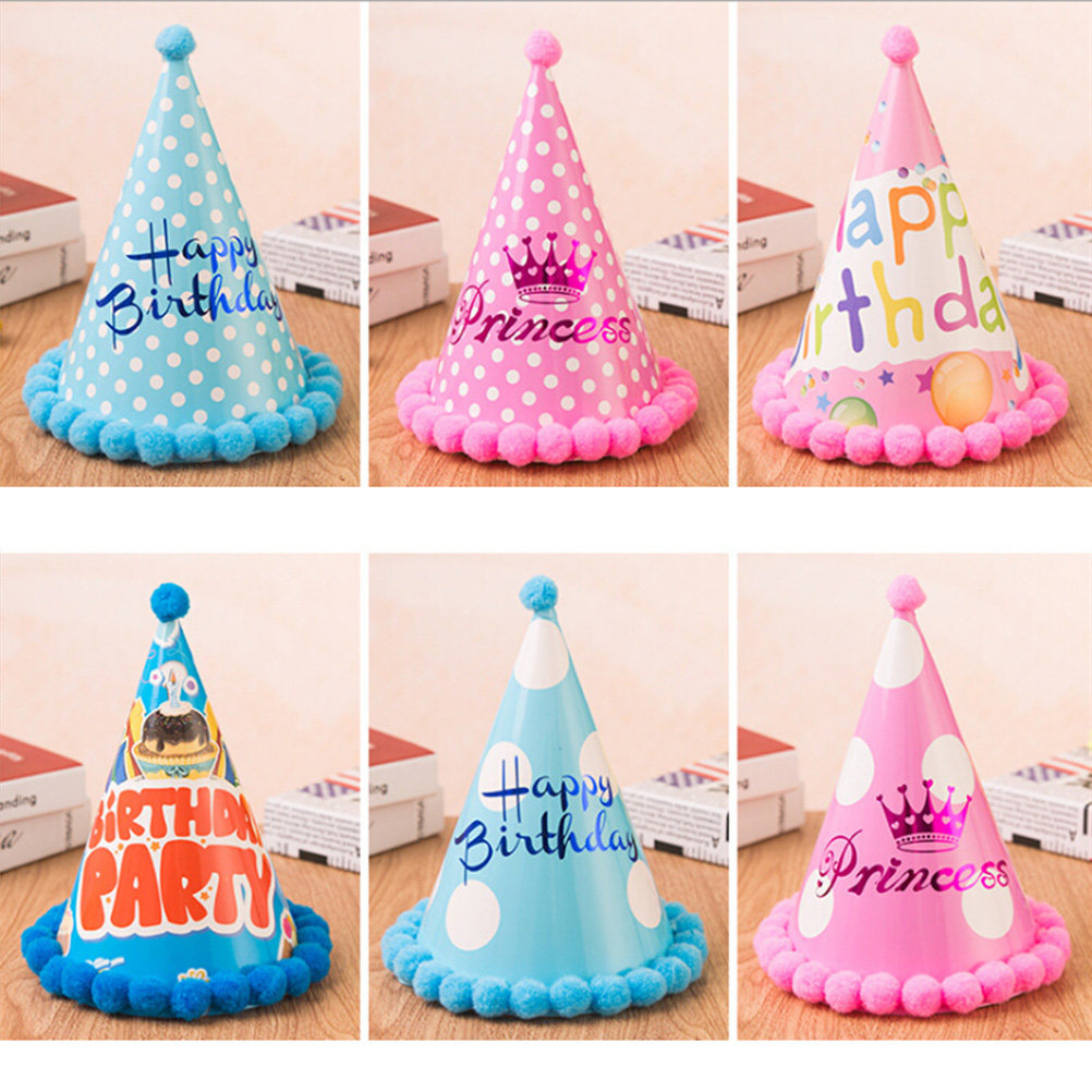 12 gorros de cumpleaños, gorro - Party Hat Cone reseña y precio