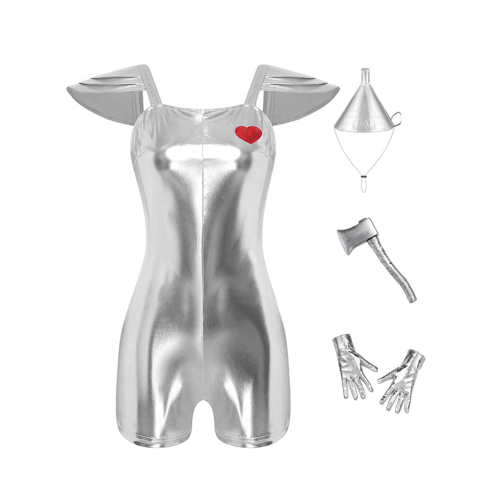 Traje de Cosplay Metálico Bril - Party Hat Cone reseña y precio