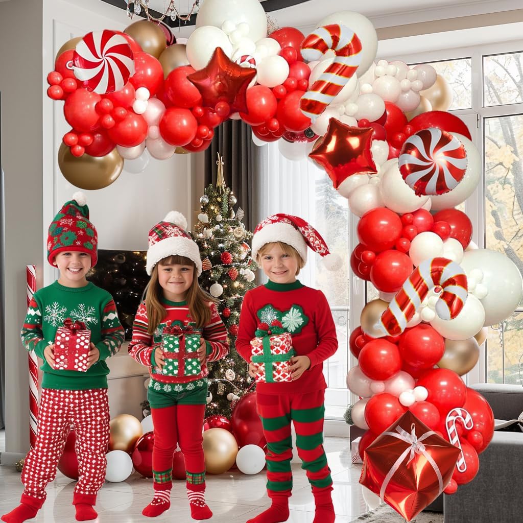 Kit de arco de globos navideño - Balloon Arch Kit reseña y precio