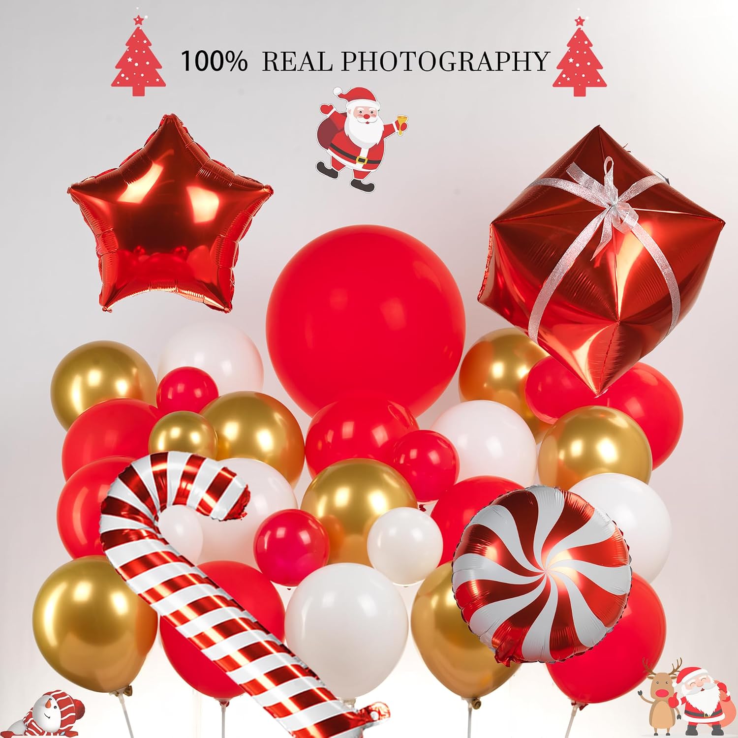 Kit de arco de globos navideño - Balloon Arch Kit reseña y precio