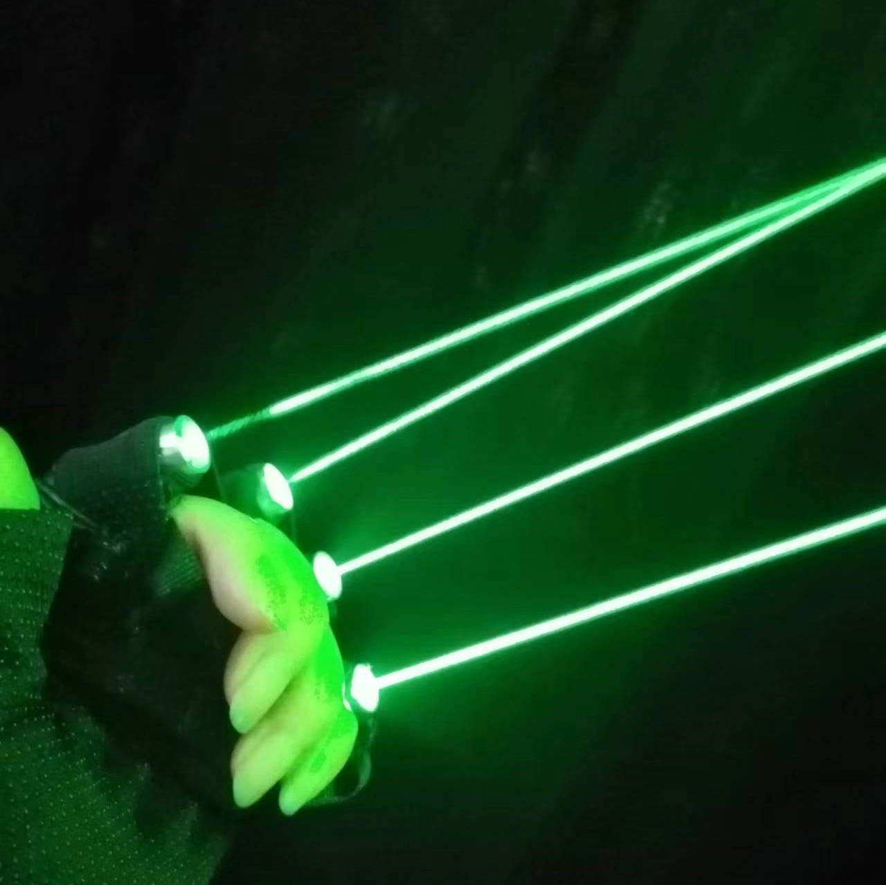 Guantes láser verdes Módulo lá - Event Party Dj reseña y precio