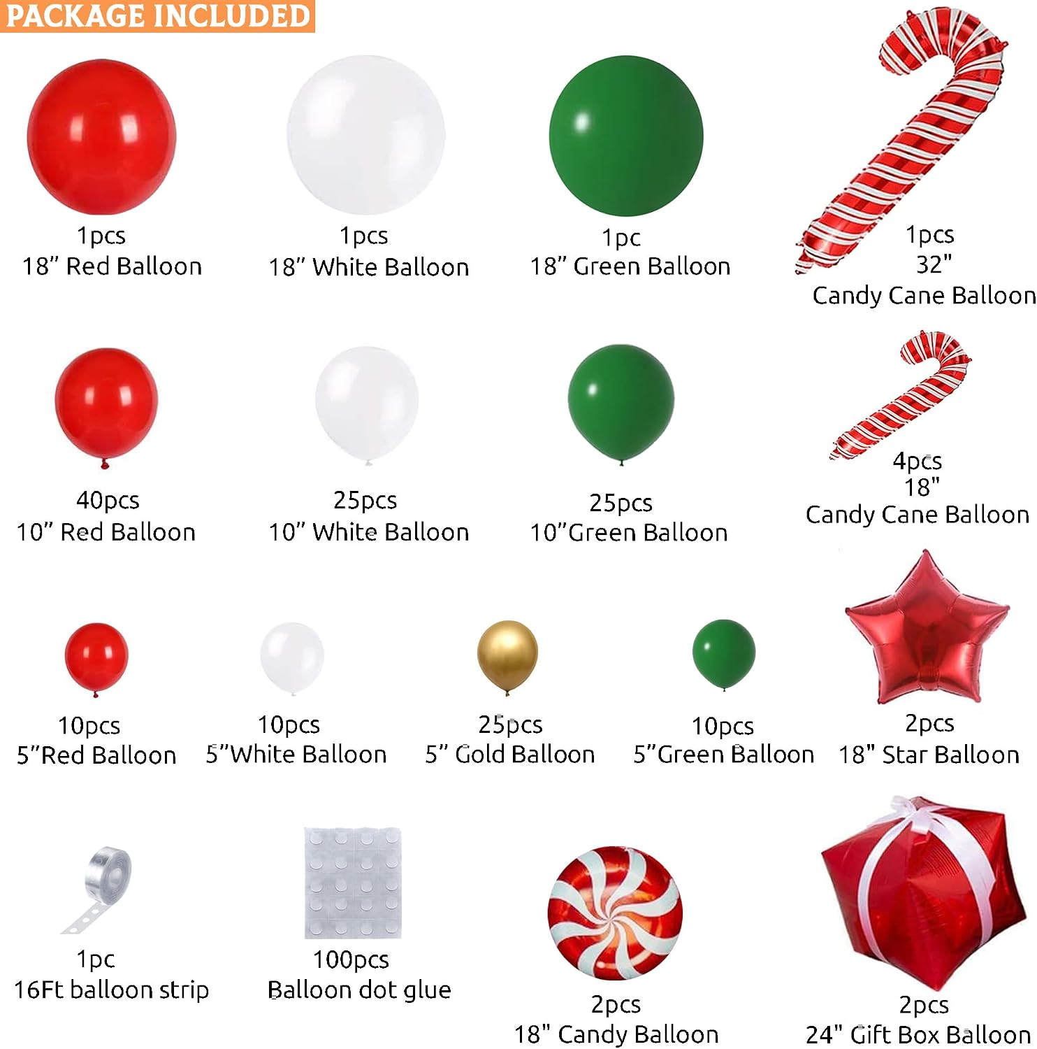 Kit de Arco de Globos Navideño - Balloon Arch Kit reseña y precio