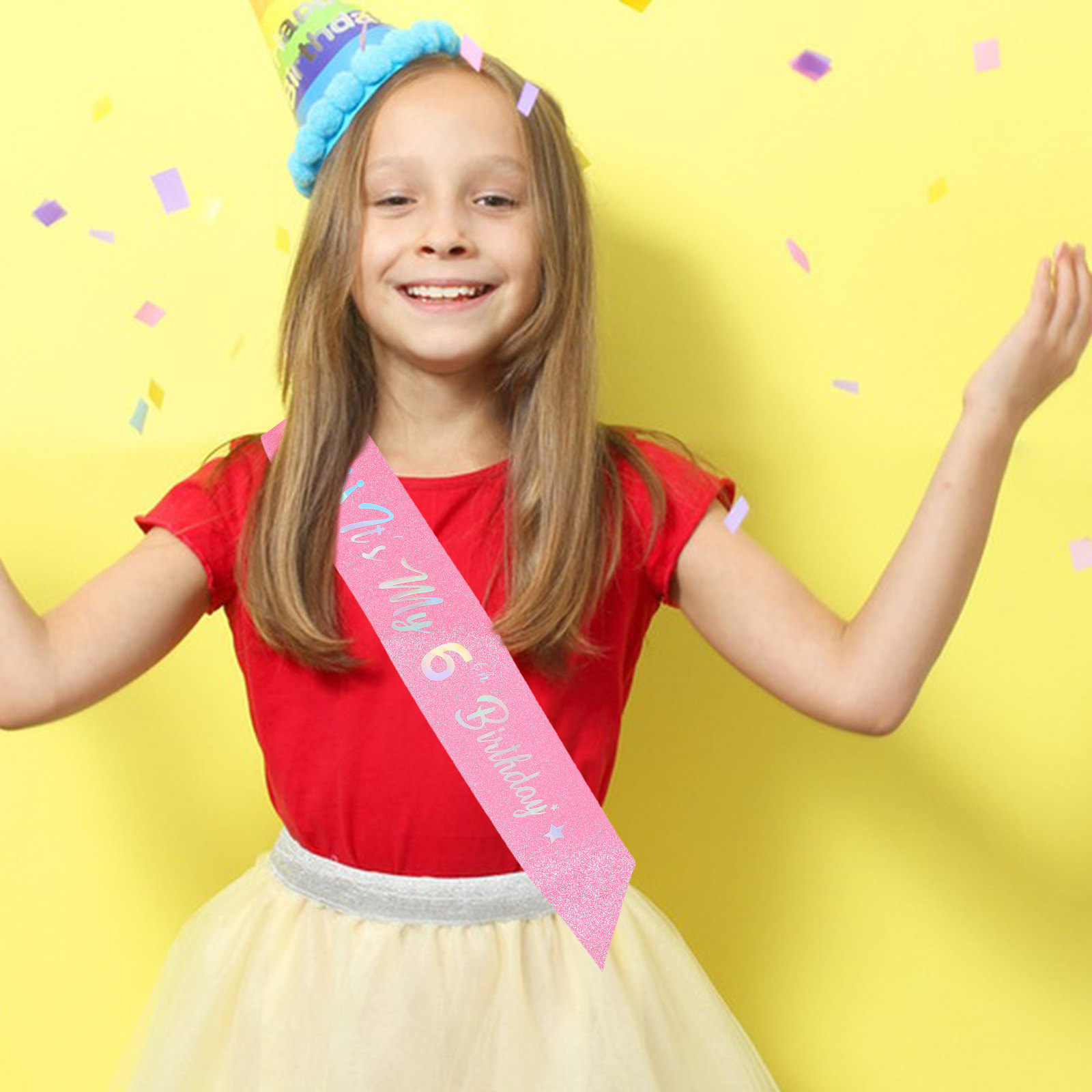 5 piezas de banda brillante de - Birthday Sash Glitter reseña y precio
