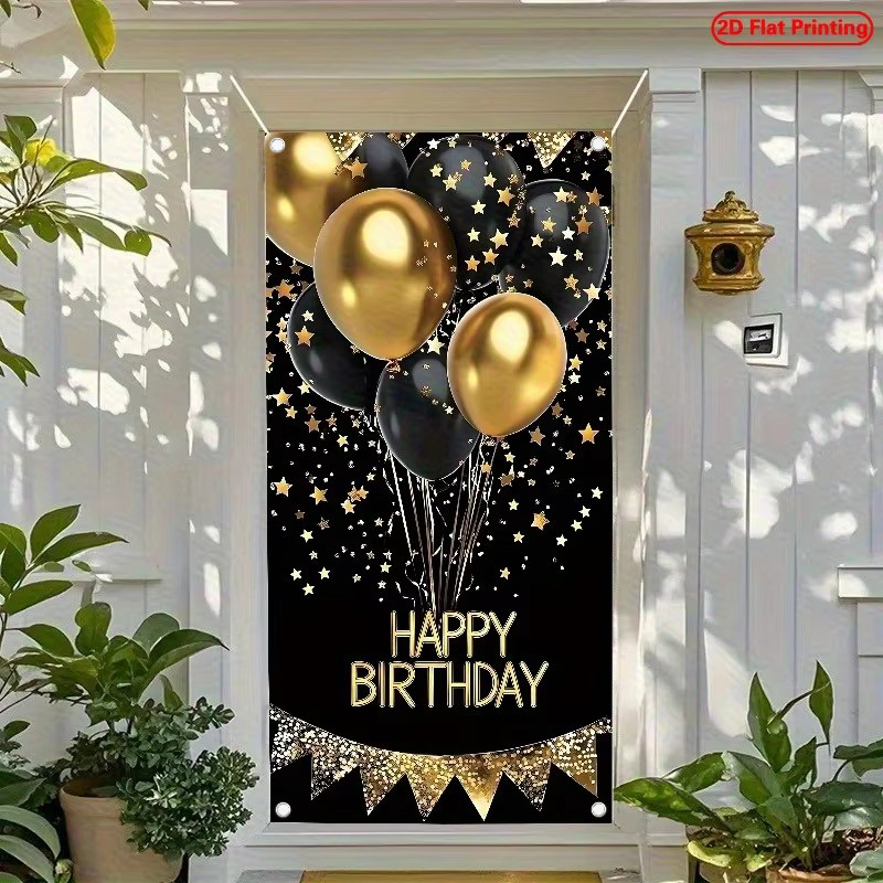 Pancarta Decorativa para Puert - Party Banner Gold reseña y precio