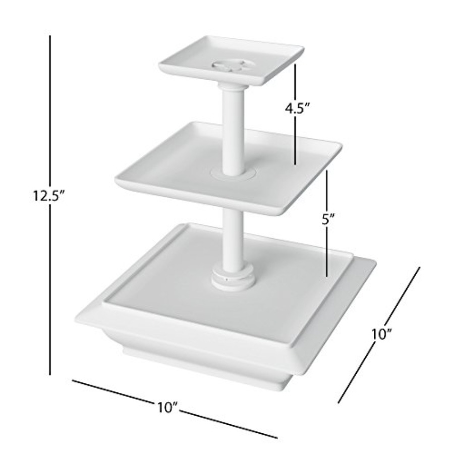 Soporte de 3 Niveles para Cupc - Cupcake Stand Tier reseña y precio