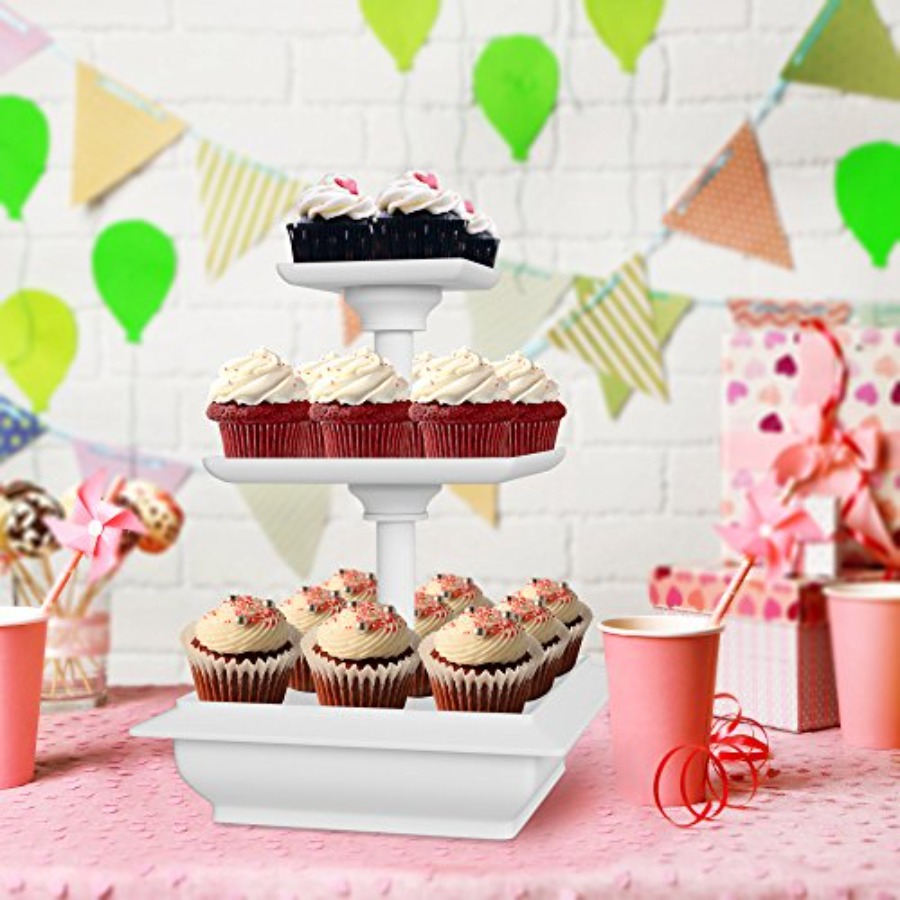 Soporte de 3 Niveles para Cupc - Cupcake Stand Tier reseña y precio