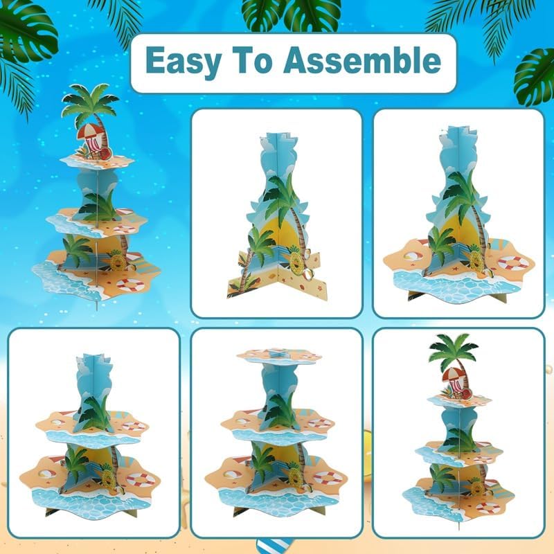 Soporte para cupcakes de playa - Cupcake Stand Tier reseña y precio