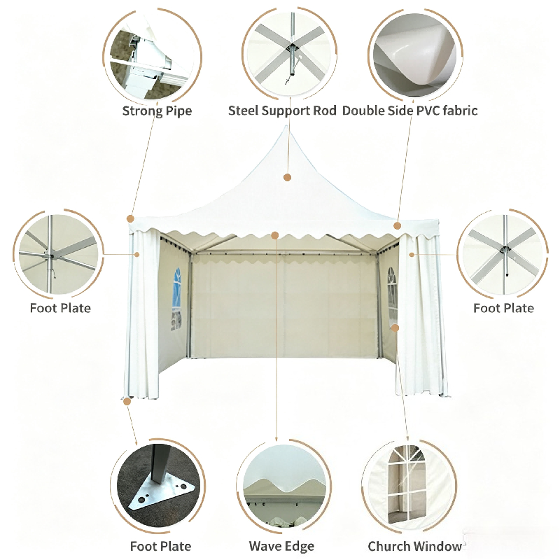 Carpa Pagoda Blanca Personaliz - Event & Party Supply Photos reseña y precio